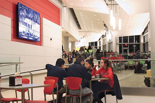 Large TV panels have been installed on the second floor of Talley Student Union. It allow students to watch sports matches if they couldn&#8217;t make it to the game. Multiple games can also be shown at once on the these TV's.