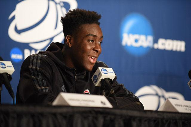 N.C. State defeats 1 seed Villanova in the third round of the NCAA Men's Basketball Tournament in Pittsburgh, PA Saturday, Mar. 21, 2015. The Wolfpack will face the winner of Louisville vs Northern Iowa in their Sweet Sixteen matchup in Syracuse, NY.