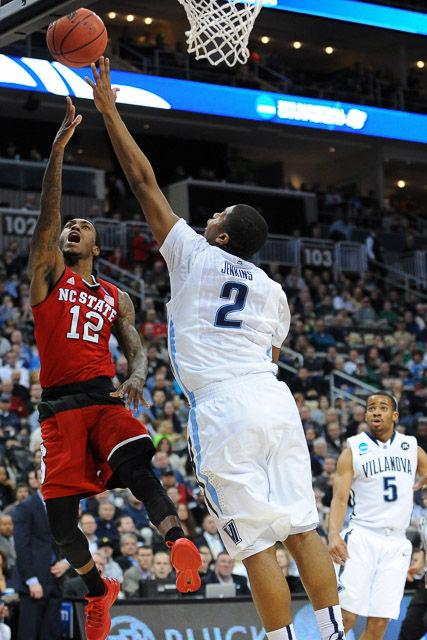 N.C. State defeats 1 seed Villanova in the third round of the NCAA Men's Basketball Tournament in Pittsburgh, PA Saturday, Mar. 21, 2015. The Wolfpack will face the winner of Louisville vs Northern Iowa in their Sweet Sixteen matchup in Syracuse, NY.