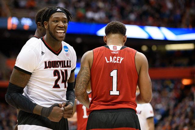 N.C. State falls to Louisville 75-65 in the Sweet Sixteen in Syracuse Friday, March 25, 2013.