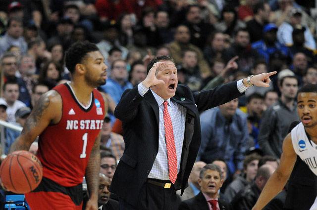 N.C. State defeats 1 seed Villanova in the third round of the NCAA Men's Basketball Tournament in Pittsburgh, PA Saturday, Mar. 21, 2015. The Wolfpack will face the winner of Louisville vs Northern Iowa in their Sweet Sixteen matchup in Syracuse, NY.