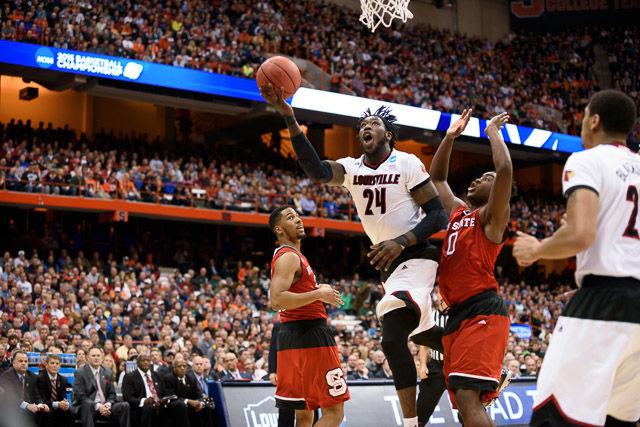 N.C. State falls to Louisville 75-65 in the Sweet Sixteen in Syracuse Friday, March 25, 2013.