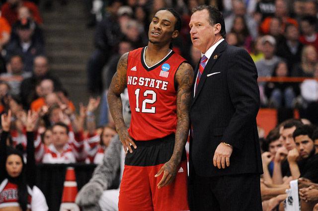 N.C. State falls to Louisville 75-65 in the Sweet Sixteen in Syracuse Friday, March 25, 2013.
