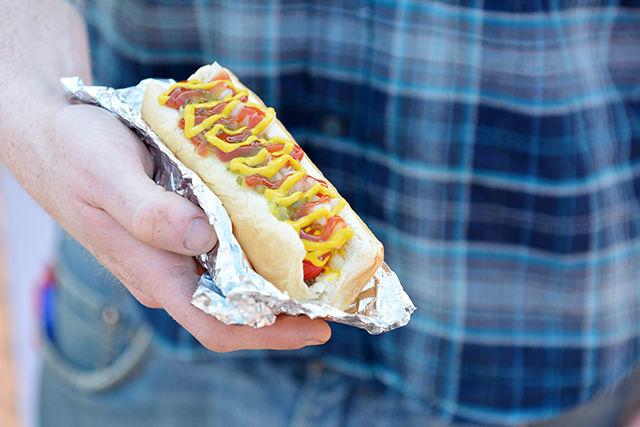 &#8220;Our most popular dog is the Wolfpack Dollar Dog,&#8221; says Douglas. &#8220;We offer dollar dogs to students and faculty. It&#8217;s the Bright Leaf classic red hot dog, a dollar for anyone with a State I.D.&#8221; The Wolfpack Dollar Dog comes with ketchup, mustard, and relish.