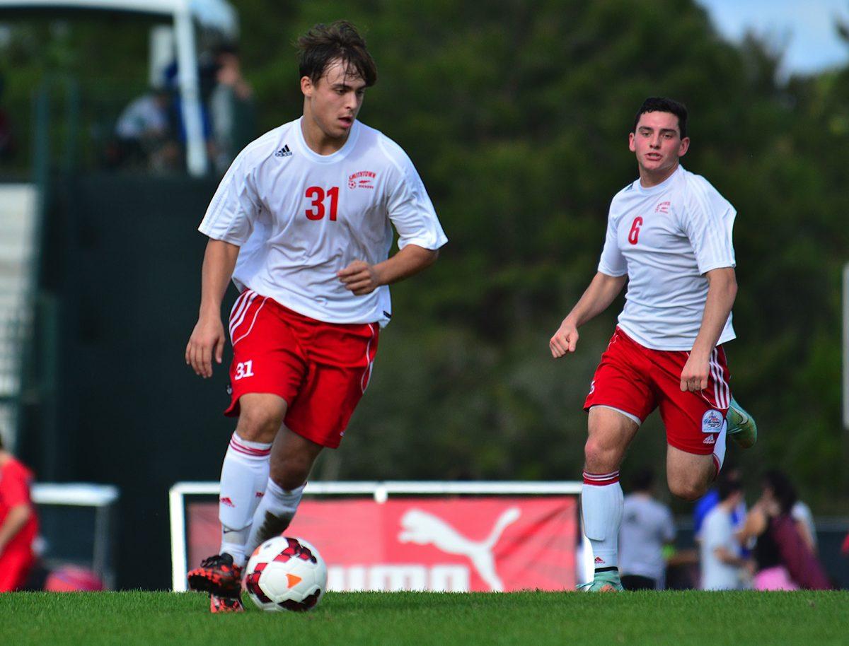 Winger Stephen Elias joined the Wolfpack in January and is one of three mid-year enrollees at NC State in 2015, along with forward Tanner Roberts and midfielder Ben Locke.