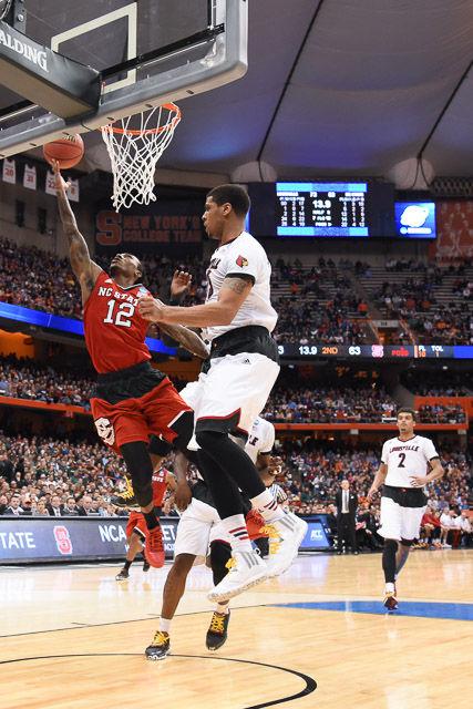 N.C. State falls to Louisville 75-65 in the Sweet Sixteen in Syracuse Friday, March 25, 2013.
