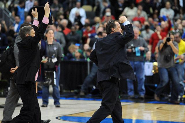 N.C. State defeats 1 seed Villanova in the third round of the NCAA Men's Basketball Tournament in Pittsburgh, PA Saturday, Mar. 21, 2015. The Wolfpack will face the winner of Louisville vs Northern Iowa in their Sweet Sixteen matchup in Syracuse, NY.
