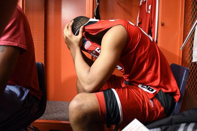 N.C. State falls to Louisville 75-65 in the Sweet Sixteen in Syracuse Friday, March 25, 2013.