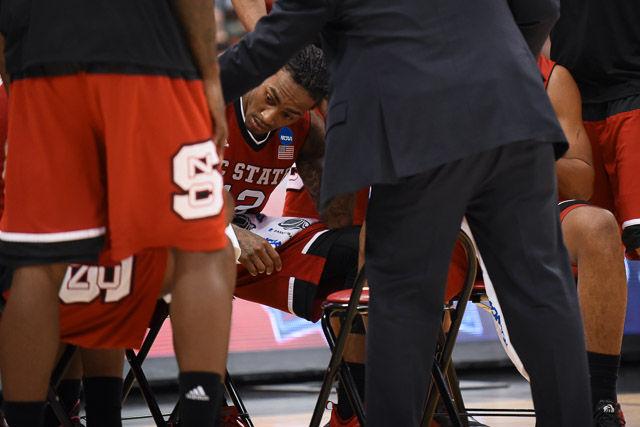 N.C. State falls to Louisville 75-65 in the Sweet Sixteen in Syracuse Friday, March 25, 2013.