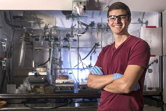 William Crumpler, a senior studying materials science and engineering, is one of two NC State students who were selected as recipients of the 2015 Barry M. Goldwater Scholarship. Crumpler is currently a research intern for Undercover Colors, a research group devoted to the development of nail polish designed to change color in the presence of date rape drugs. He also works on application-based projects with gold nanorods in the department of materials science and engineering. "Research has really meant a lot to me because of the way I've been able to engage with my discipline outside of textbooks- to be able to really see how science gets done and gain a respect for the information I have to learn in my classes. To have gotten this scholarship really means a lot to me because I've put quite a lot of time in working these past couple of years and dedicated my life to research," Crumpler said.