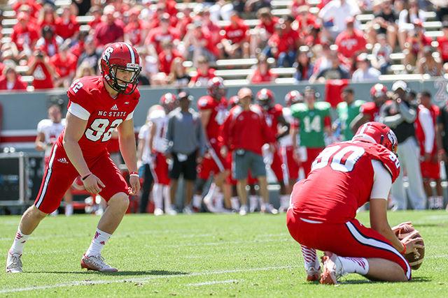 Pack preps for football season in Kay Yow Spring Game
