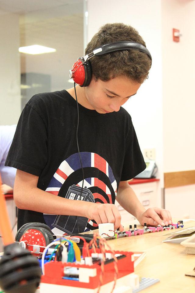 The D.H. Hill Library Makerspace is now open! This space focuses on introducing students and faculty to new technology of making things using 3D printers, 3D scanning, electronics prototyping, laser cutting and other Maker tools in a creative and collaborative environment. Unlike Hunt library where 3D printing is a service, the Makerspace at DHL allows students to work with 3D printers themselves. The large size of the room also allows it to be used as a teaching space and for conducting workshops.