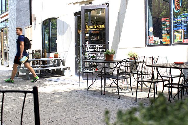 Paddy O'Beers, located in downtown Raleigh, is a bar that offers craft brews on tap and bottled beers along with patio seating. The proposed change to Raleigh city ordinance would have limited drinking and eating outside bars and restaurants. Paddy O&#8217;Beers&#160;owner Zack Medford believes the proposal is targeted at&#160;businesses like his.&#160;Medford&#160;started an online petition&#160;that has garnered more than&#160;2300 signatures in order to counter this proposal.