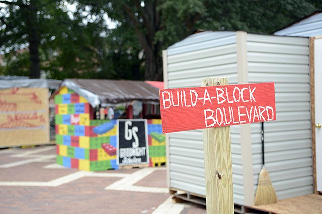 More than 24 student organizations constructed a shack for Shack-A-Thon held Sept. 22 through Sept. 25 in the brickyard. The shacks were built to raise money for NC State's division of Habitat for Humanity. This year, Habitat for Humanity has a goal of raising over $65,000.