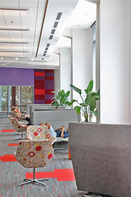 The Keilhauer EOOS Talk Lounge Sofas, a set of gray lounge sofas, come in at a $2,900.44 a piece after the half-off discount that the university receives. Together, all the new furniture purchased for Talley, from offices to lounge areas, totaled $6 million.