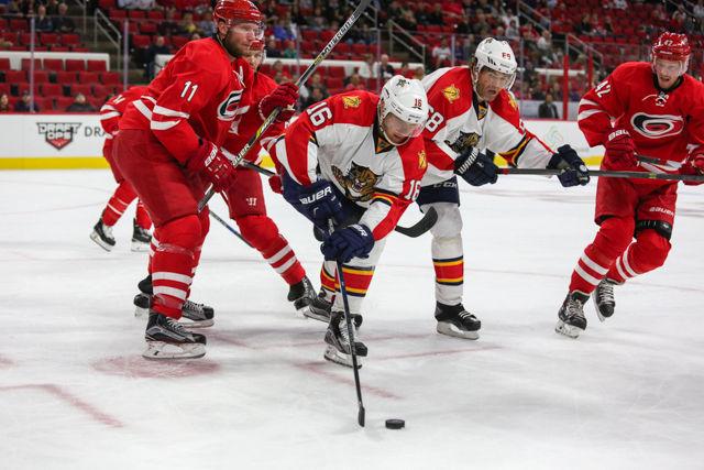 Hurricanes fall to Panthers in second home game of season