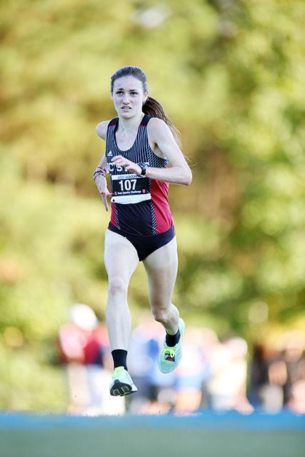 Ryen Frazier finishes the Adidas XC Challenge on Sept. 18 at the Wake Med Soccer Park.