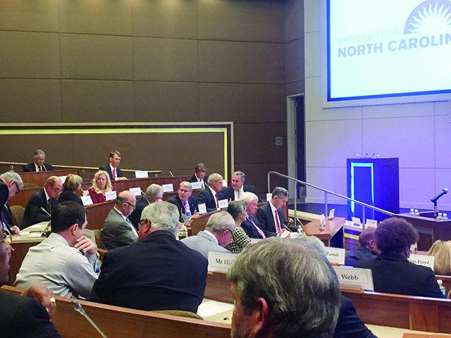 Board of Govenors holds closed meeting with presidential finalist