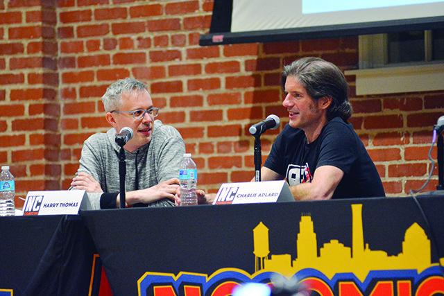 Charlie Adlard, the artist of the acclaimed comic book series &#8220;The Walking Dead,&#8221; speaks about the trials and tribulations of making the series. The panel was part of NC Comicon in downtown Durham and was held over three days, Friday to Sunday.