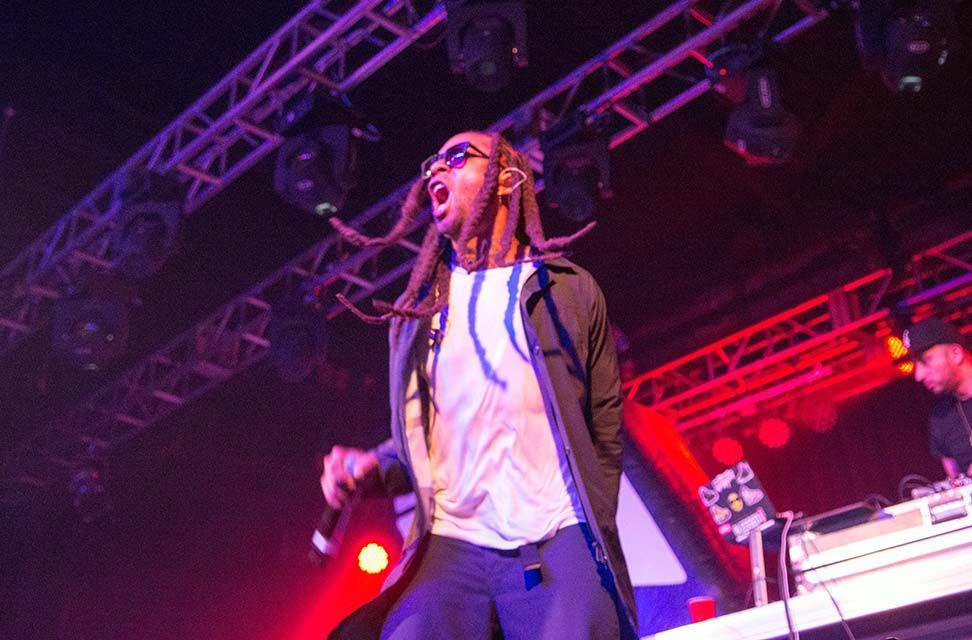 Ty Dolla $ign gets hype at the UAB After Show at the Ritz in Raleigh on 11/6.