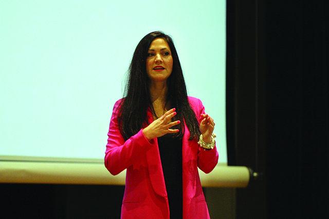 Cindy Whitehead, CEO of Sprout Pharmaceuticals, came to NC State Wednesday evening to give a talk about a Addyi at the Nelson auditorium. Addyi is a controversial pill designed to treat hypoactive sexual desire disorder in women, a common sexual disorder.