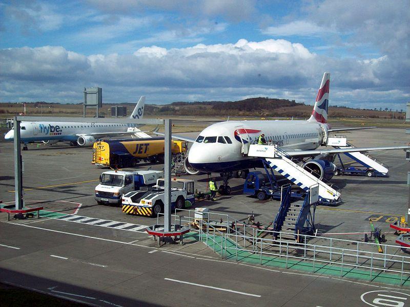 An airport, obviously. In all its busyness.&#160;