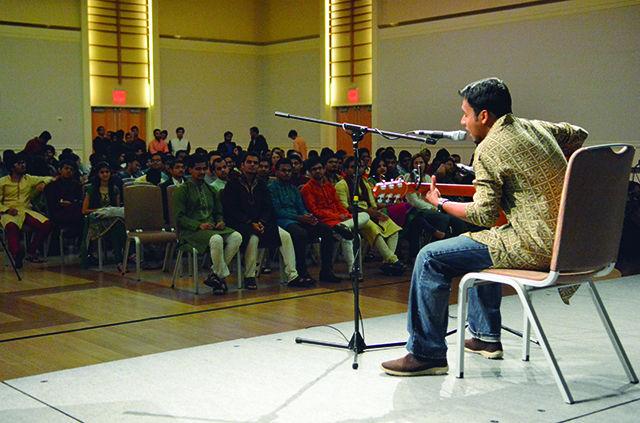 Students celebrate Duwali, the Hindu festival of Lights, by listening to music and playing games. The student body celebrated as a group in Talley Student Union on Sunday, November 15, 2015.