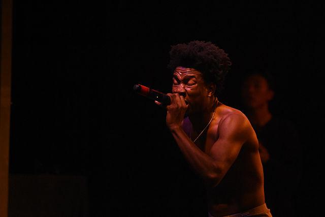 Professor Toon, Durham Native, performs Saturday night at Cat's Cradle for the second night of WKNC's 13th Annual Double Barrel Benefit. The second night of theDouble Barrel Benefit featured only North Carolina native Rappers.