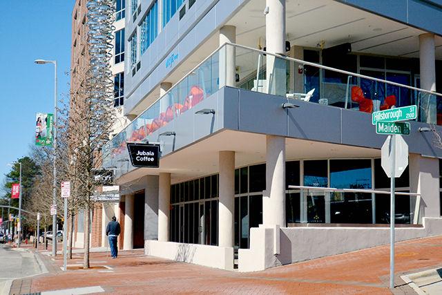 Jubala Coffee opened late last week within Aloft Hotel on Hillsborough St. This location was an expansion from their original cafe in North Raleigh's Lafayette Village. Jubala maintained their menu of Counter Culture Coffee beverages as well as biscuits, waffles, and lunch sandwiches.