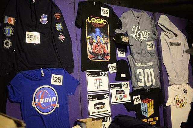 Logic gear awaits fans in the back corner of the Ritz on March 19th to during The Incredible World Tour.