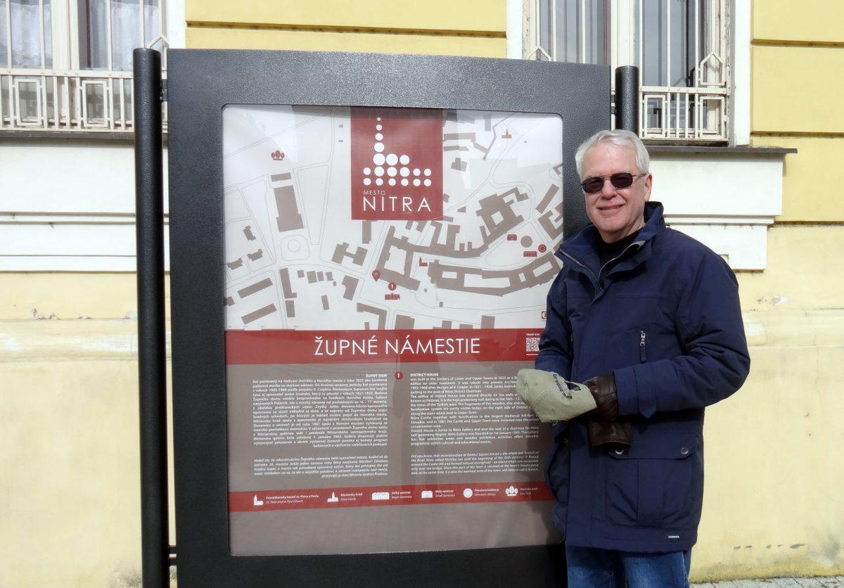 NC State professor of journalism, Robert Kochersberger, pictured in Nitra, Slovakia.&#160;