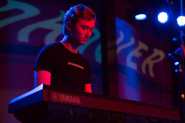 Justin Kuhn plays an original song on piano at the Windhover Vol. 50 Release Party at Kings in downtown Raleigh on April 19, 2016. Kuhn's music is featured in this year's 50th edition of the Windhover, NC State's literary and arts magazine. All music featured in this years edition can be found on Bandcamp.