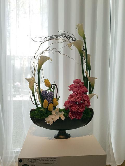 The arrangements stood near the work they were intended to mimic so that visitors could have the unique opportunity to compare and contrast the museum&#8217;s artwork with the floral artwork.