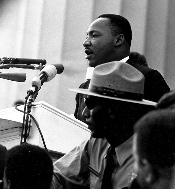 Langston Hughes and Martin Luther King Jr met on multiple&#160;occasions&#160;and&#160;frequently exchanged letters.&#160; Jason Miller, an English professor at NC State, found that King used seven different Hughes poems in his sermons and speeches.