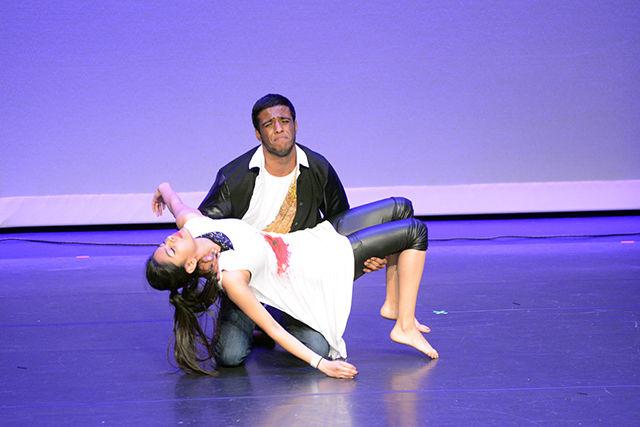 Members of the University of Sciences dance team Dhadkan perform in Oak City Revolution, a Bollywood Fusion dance competition held in Stewart Theatre at Talley Student Union on Saturday, April 2nd.