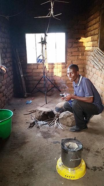 The gassified stoves brought have the benefit of not producing soot. Many households in Malawi use wood fueled stove to cook and have to spend hours gathering wood.