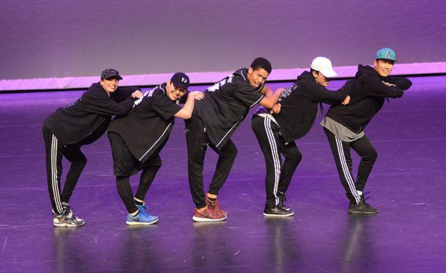 A member of a North Carolina State University dance group perform as an exhibition act in Oak City Revolution, a Bollywood Fusion dance competition held in Stewart Theatre at Talley Student Union on Saturday, April 2nd.