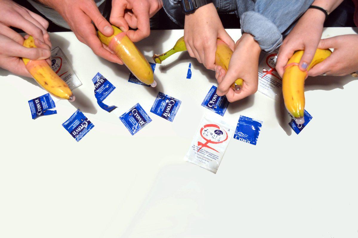 Condoms on Bananas