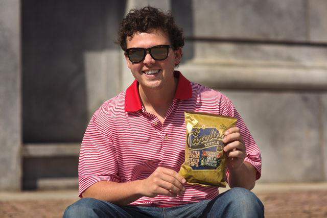 Pack entrepreneur sells chips for good cause