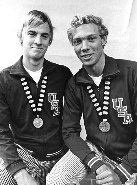 Daniel Harrigan and Steve Gregg swim for the U.S. men&#8217;s swimming team in the 1976 Montreal Olympics. Harrigan won the bronze medal in the 200-meter backstroke and Gregg won a silver medal in the 200 butterfly.&#160;