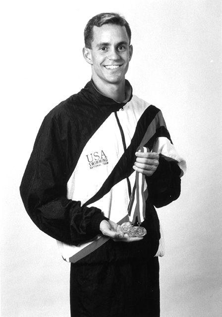 David Fox swims for the U.S. men&#8217;s swimming team in the 4x100-meter freestyle relay in the 1996 Atlanta Olympics hosted. Fox&#8217;s relay team won the gold medal.&#160;