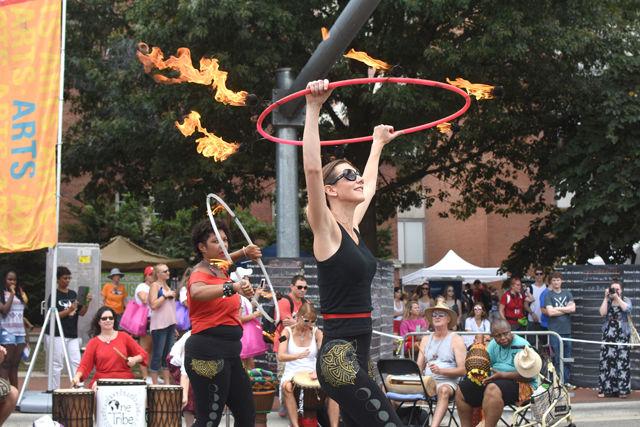 The Pickle Mamas bring the heat at Packapalooza on Aug. 20. The group performs for different events, but they also teach yoga and hooping classes.