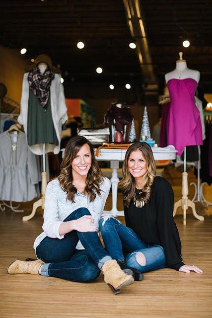 Vestique co-owners and NC State alumnae Morgan Lashley and Caroline King sit in their original store. The pair opened their first store on Oberlin Road in Raleigh in 2011. They have since expanded to eight locations, moving their Raleigh location from Oberlin road to Crabtree Valley Mall.&#160;