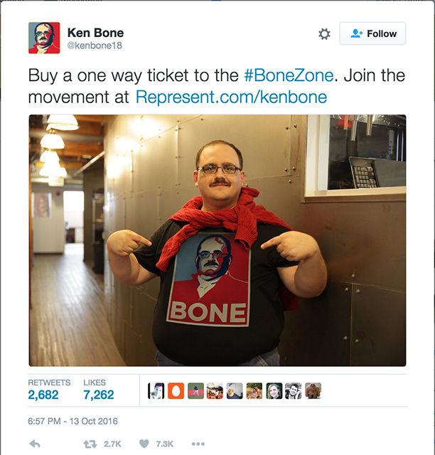 


Ken Bone, a participant at the second&#160;presidential&#160;election became an internet sensation following his&#160;appearance&#160;on national TV. His red sweatshirt, Midwestern accent and name propelled him to instant fame and Bone&#160;capitalized&#160;on his fame, selling T-shirts and signing a deal with Uber Select. However, Bone&#8217;s fame was short lived when it was revealed he had commented on leaked nudes of actor Jennifer Lawrence.&#160;


