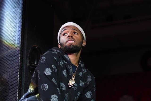 MadeinTYO warms up the crowd for the headlining set by T.I. at the 2016 PackHowl Concert in Reynolds Coliseum on Wednesday. After a slow start, MadeinTYO played his hit single "Uber Everywhere."