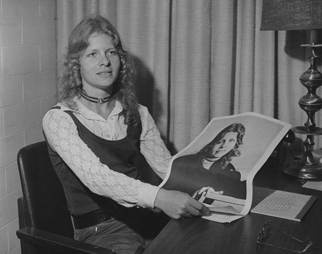 Cathy Sterling was the first female student body president. She was appointed in 1970.