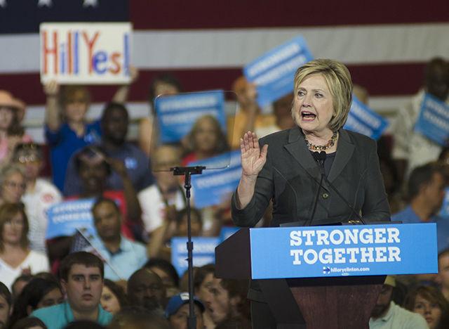 Democrat Hillary Clinton is running for president of the United States.&#160;