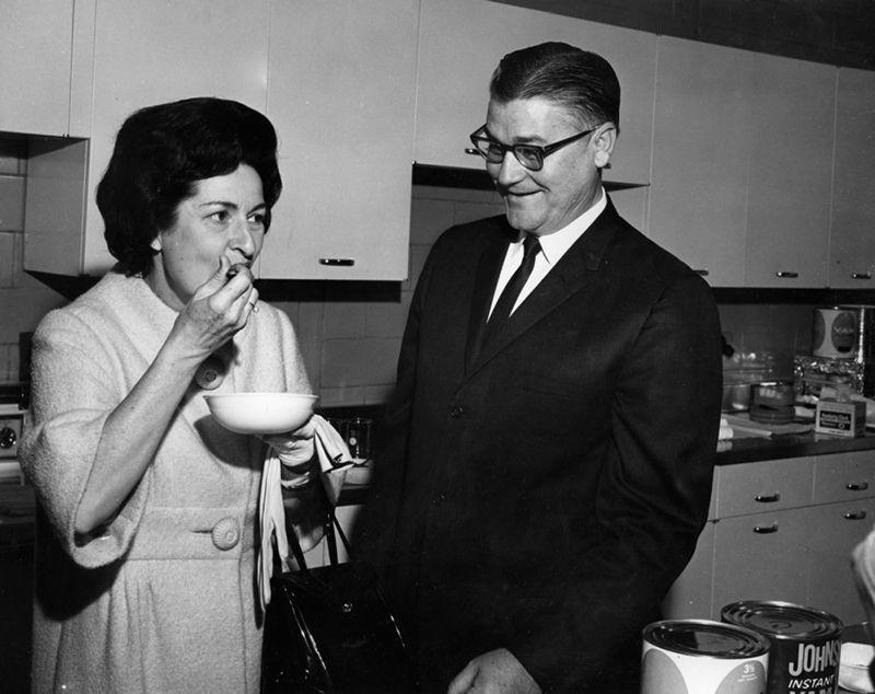 Oct. 6, 1964:&#160;President Lyndon Johnson and Claudia "Lady Bird&#8221;&#160;Johnson visit campus as a part of the &#8220;Lady Bird Special,&#8221; a campaign tour through the South.&#160;