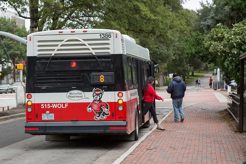 NC State's Wolfline bus service is a public, fare-free form of transportation which is tailored to students.