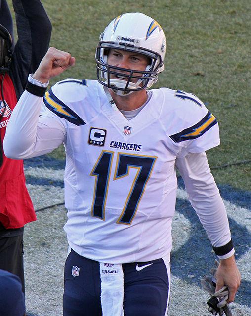 Philip Rivers plays for the San Diego Chargers.&#160;